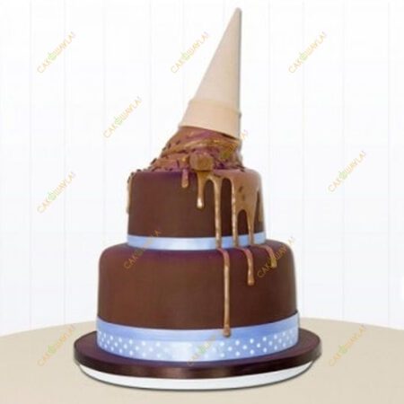 2 tier chocolate cake