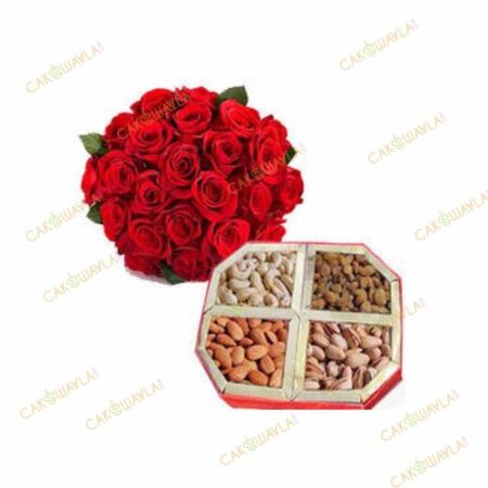 25-Red-Roses-With-Dry-Fruits