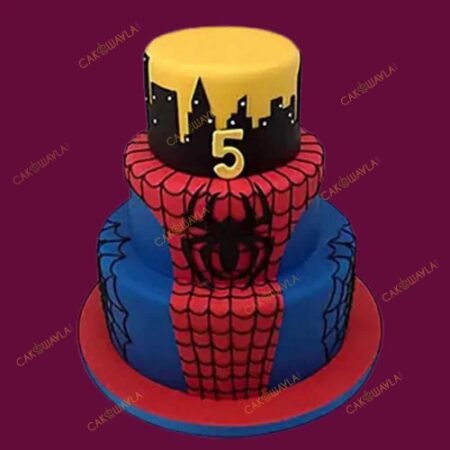 spiderman cake