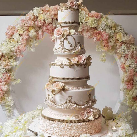 5 Tier Wedding Cake