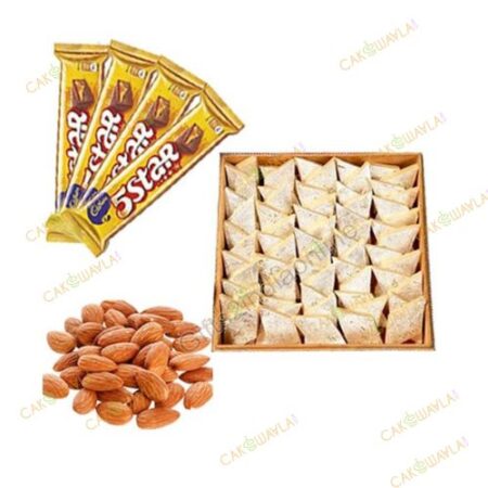 Almond-Chocolate-Kaju-Sweets