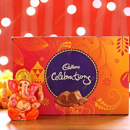 Cadbury Celebrations Box and Ganesh Idol