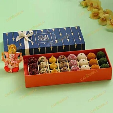 Divine Ganesha Idol and Dream Big Sweets Gift Box