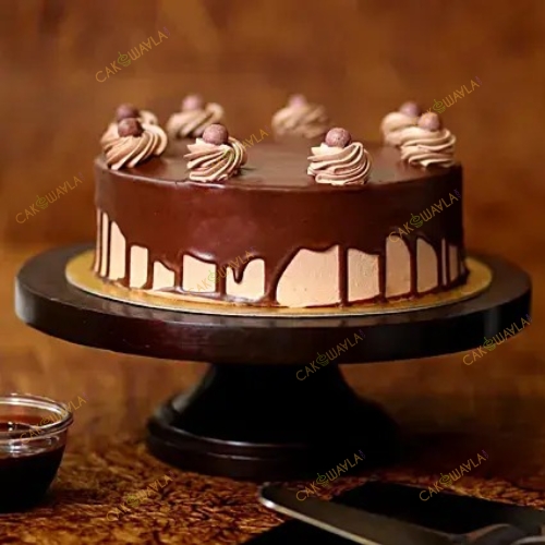 Glazed Chocolate Cream Cake