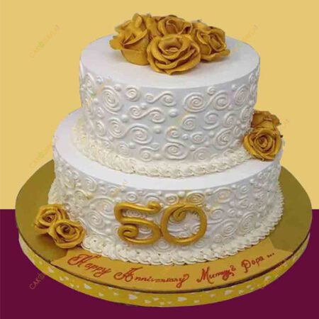 Happy 50th Anniversary Cake