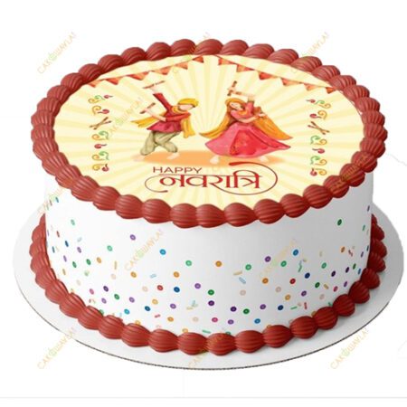 Happy Navratri cake