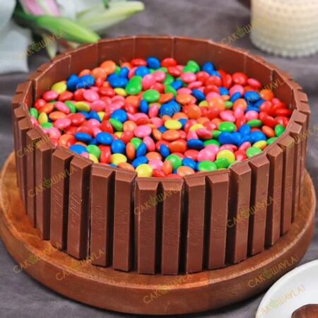 Kitkat & Gems Cake