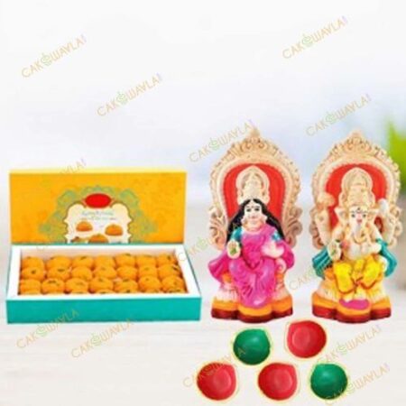 Laddu with Laxmi Ganesh