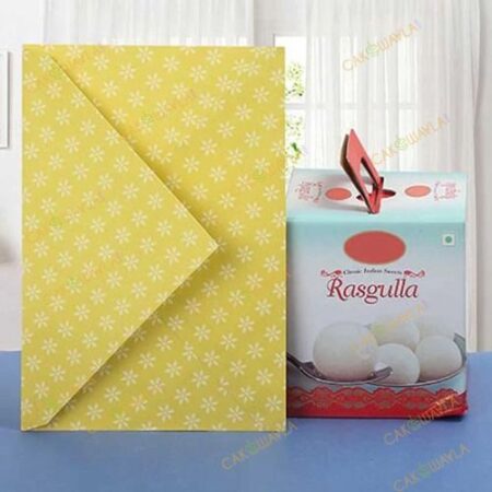 Rasgulla and Card