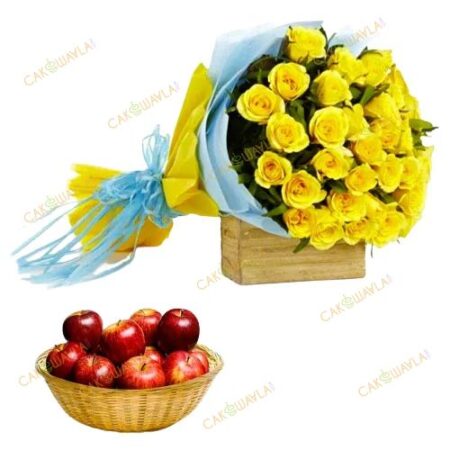 Yellow_Roses_With_Apple_Basket-removebg-preview