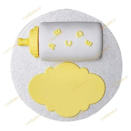 Baby Bottle Fondant Cake