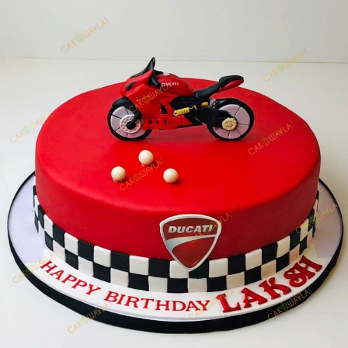 Bike Ducati Cake