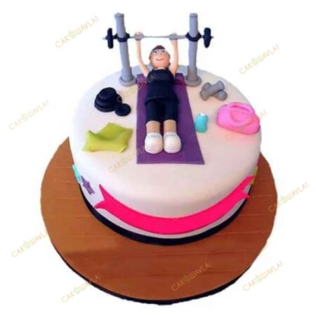 Gym Vanilla Cake