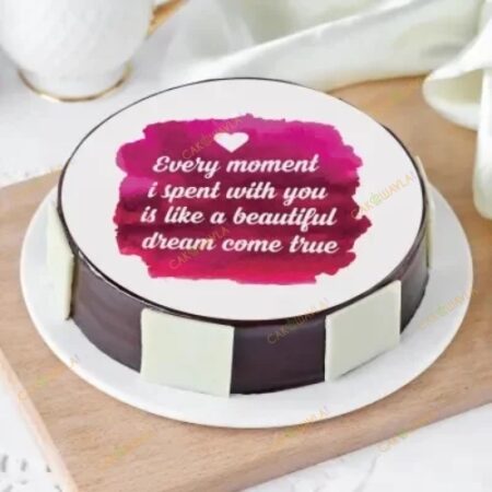 Lovable Quotes Cake